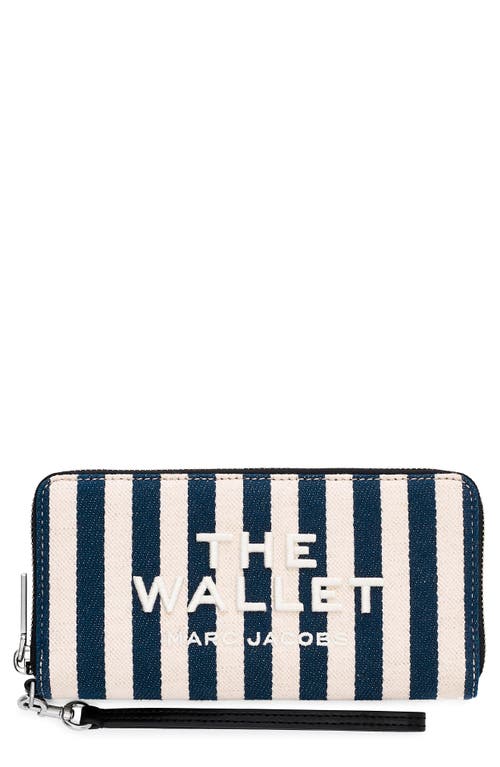 Marc Jacobs Marc Jacobs The Stripe Canvas Continental Wallet