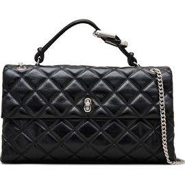 Marc Jacobs Marc Jacobs The XL Dual Chain Diamond Quilted Convertible Leather Shoulder Bag
