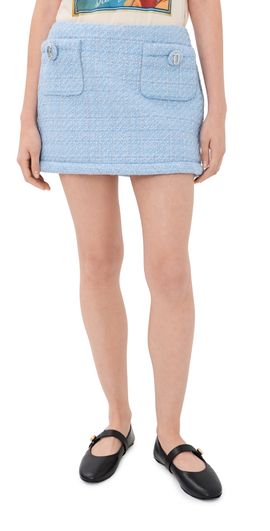 Marc Jacobs Marc Jacobs Tweed Skirt Blue Mist