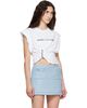 Marc Jacobs Marc Jacobs White Pop J Marc Logo Drape Seam T-shirt - 2