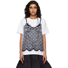 Marc Jacobs Marc Jacobs White Trompe L'Oeil Cami T-shirt