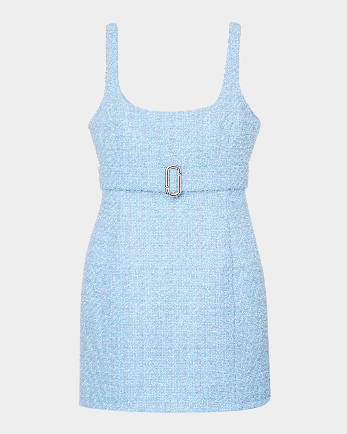 Marc Jacobs Pop J Marc Metallic Tweed Mini Dress