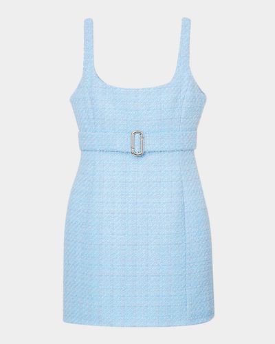 Marc Jacobs Pop J Marc Metallic Tweed Mini Dress