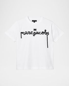 Marc Jacobs Ribbon Logo Oversized Tee