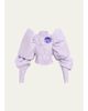 Marc Jacobs Runway Bonded Lace Puff-Sleeve Crop Top - 1
