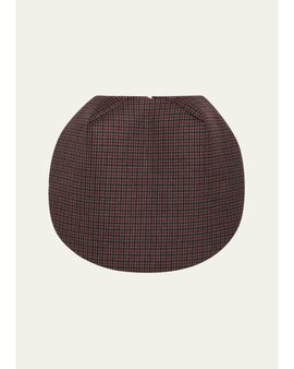 Marc Jacobs Runway Check Wool Circular Skirt