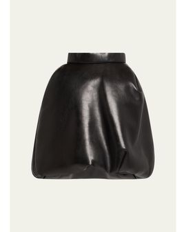 Marc Jacobs Runway Padded Leather Bubble Skirt