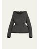 Marc Jacobs Runway Padded V-Neck Peplum Sweater - 1