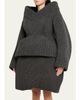 Marc Jacobs Runway Padded V-Neck Peplum Sweater - 4
