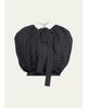 Marc Jacobs Runway Polka-Dot Cotton Poplin Collared Bubble Top - 1