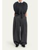 Marc Jacobs Runway Polka-Dot Cotton Poplin Collared Bubble Top - 2