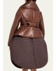 Marc Jacobs Runway Shrunken Leather Double-Breasted Jacket - 3