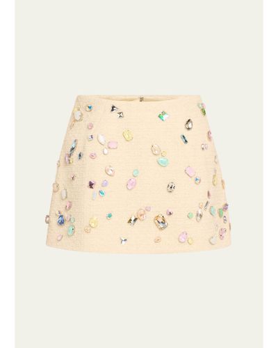 Marc Jacobs Runway Swarovski Mini Wool Bell Skirt