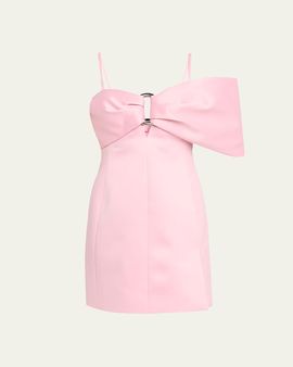strapless open back dress Rosebud Broderie Off The Shoulder Mini Dress White main image 0