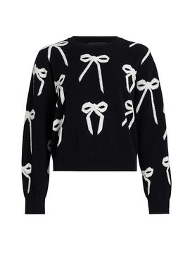 Marc Jacobs Women's Bow Jacquard Sweater