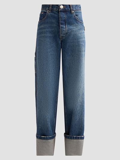 Marc Jacobs Women's Cuffed Wide-Leg Jeans