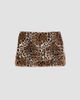 Marc Jacobs Women's Faux Fur Leopard Mini Skirt - 3