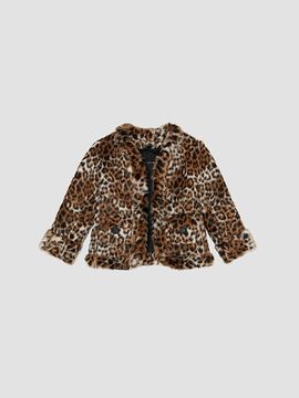 Marc Jacobs Women's Faux Fur Leopard Print Jacket