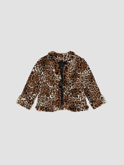 Marc Jacobs Women's Faux Fur Leopard Print Jacket