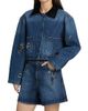 Marc Jacobs Women's Grommet Denim Utility Crop Jacket - 3