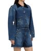 Marc Jacobs Women's Grommet Denim Utility Crop Jacket - 4