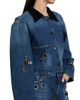 Marc Jacobs Women's Grommet Denim Utility Crop Jacket - 6