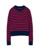 Marc Jacobs Women's Joy Striped Wool-Cashmere Sweater - 1