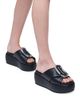 Marc Jacobs Women's Pop J 65MM Leather Platform Sandals - 2