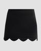 Marc Jacobs Women's Scallop Daisy Wool-Blend Mini Skirt - 1