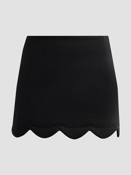 Marc Jacobs Women's Scallop Daisy Wool-Blend Mini Skirt