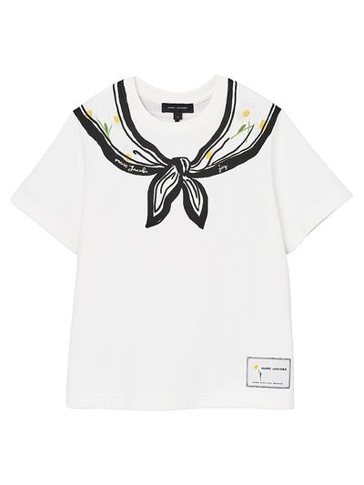 Marc Jacobs Women's Scarf Print Cotton T-Shirt