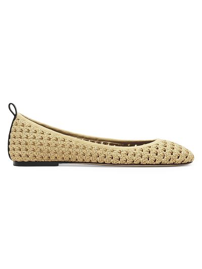 Marc Jacobs Women's The Crochet Lace-Up Ballerina Flats