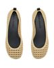 Marc Jacobs Women's The Crochet Lace-Up Ballerina Flats - 5