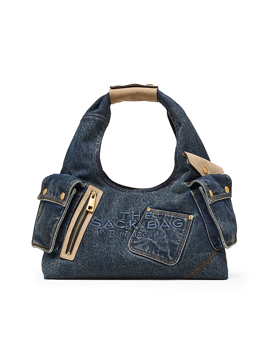 Marc Jacobs - Women's The Denim & Suede Cargo Sack Bag