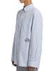 Marc Jacobs x A.P.C. Women's Logo-Embroidered Striped Cotton Poplin Shirt - 4