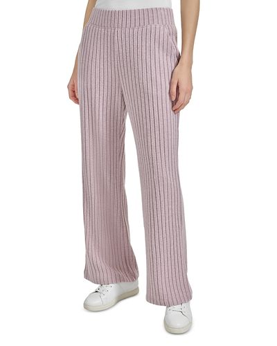 Marc New York Marc New York Heather Rib Wide Leg Pants