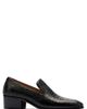 MARC NOLAN MARC NOLAN Hugo Croc Embossed Leather Slip On Loafer - 3
