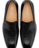 MARC NOLAN MARC NOLAN Hugo Croc Embossed Leather Slip On Loafer - 5