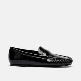MARC NOLAN MARC NOLAN Jane Leather Square-Toe Slip-On Loafers