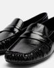 MARC NOLAN MARC NOLAN Jane Leather Square-Toe Slip-On Loafers - 3