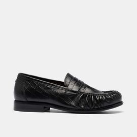 MARC NOLAN MARC NOLAN Kennedy Embossed Pleated Penny Loafer
