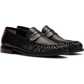 MARC NOLAN MARC NOLAN Kennedy Pleated Leather Penny Loafer