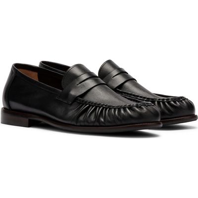 MARC NOLAN MARC NOLAN Kennedy Pleated Leather Penny Loafer