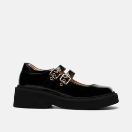 MARC NOLAN MARC NOLAN Lena Patent Double Buckle Mary Jane