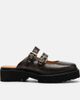 MARC NOLAN MARC NOLAN Lexi Leather Double-Buckle Lug Mules - 1
