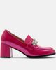MARC NOLAN MARC NOLAN Margot Leather Penny Loafer Block Pumps - 1