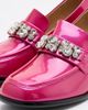 MARC NOLAN MARC NOLAN Margot Leather Penny Loafer Block Pumps - 3