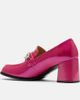 MARC NOLAN MARC NOLAN Margot Leather Penny Loafer Block Pumps - 4