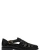 MARC NOLAN MARC NOLAN Mariner Croc Embossed Leather Fisherman Sandal - 3