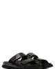 MARC NOLAN MARC NOLAN Monaco Croc Embossed Leather Slide Sandal - 1